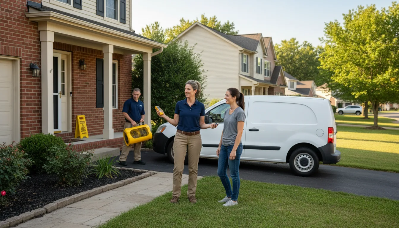 Water restoration image for Flood Water Cleanup, Removal And Restoration Services in Lansing, OH